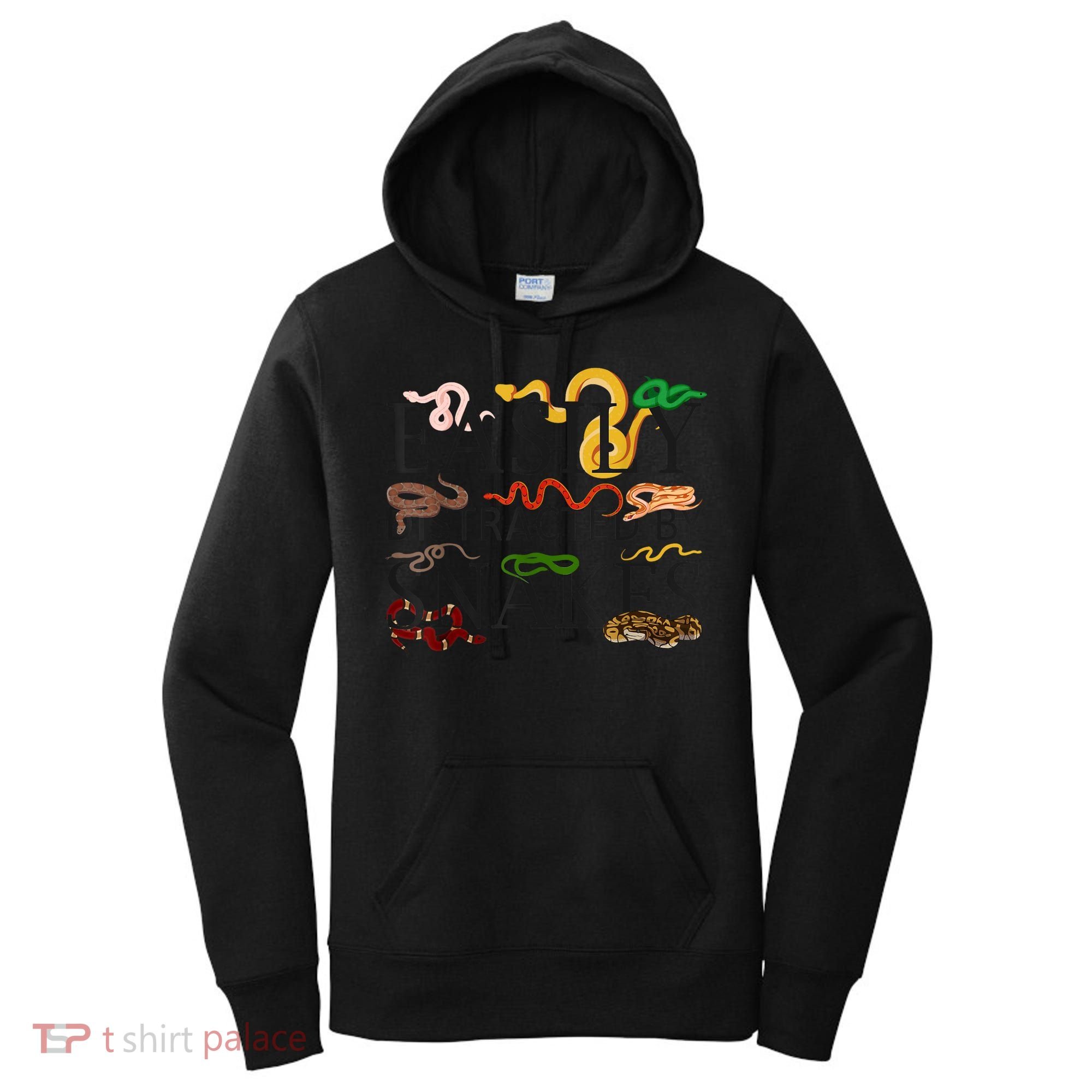 Snake Serpent Easily Distracted By Snakes Women's Hoodie
