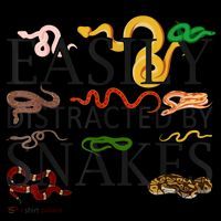 Snake Serpent Easily Distracted By Snakes PosiCharge Competitor Tank thumb 2