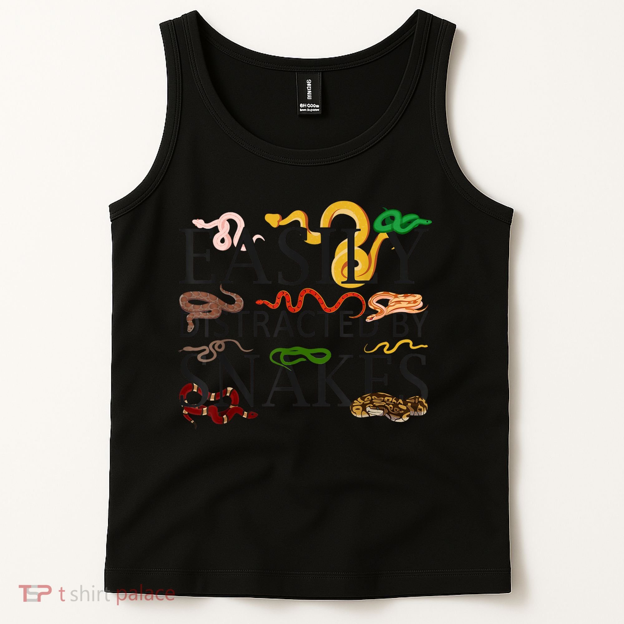 Snake Serpent Easily Distracted By Snakes Tank Top