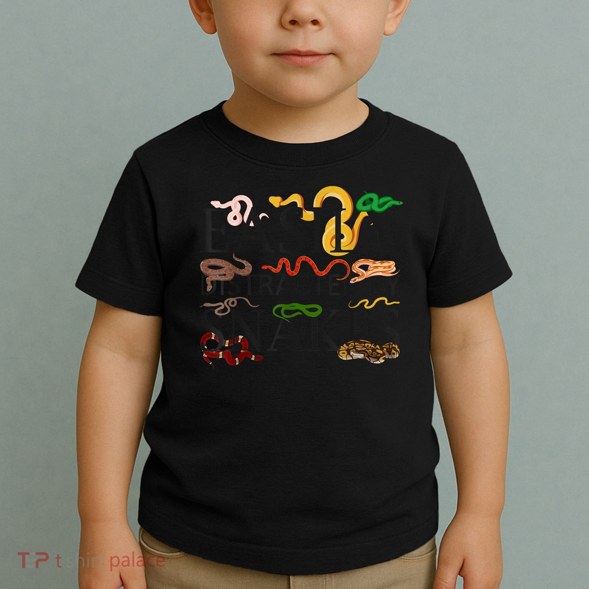 Snake Serpent Easily Distracted By Snakes Toddler T-Shirt