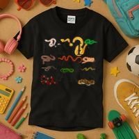 Snake Serpent Easily Distracted By Snakes Kids T-Shirt thumb 3