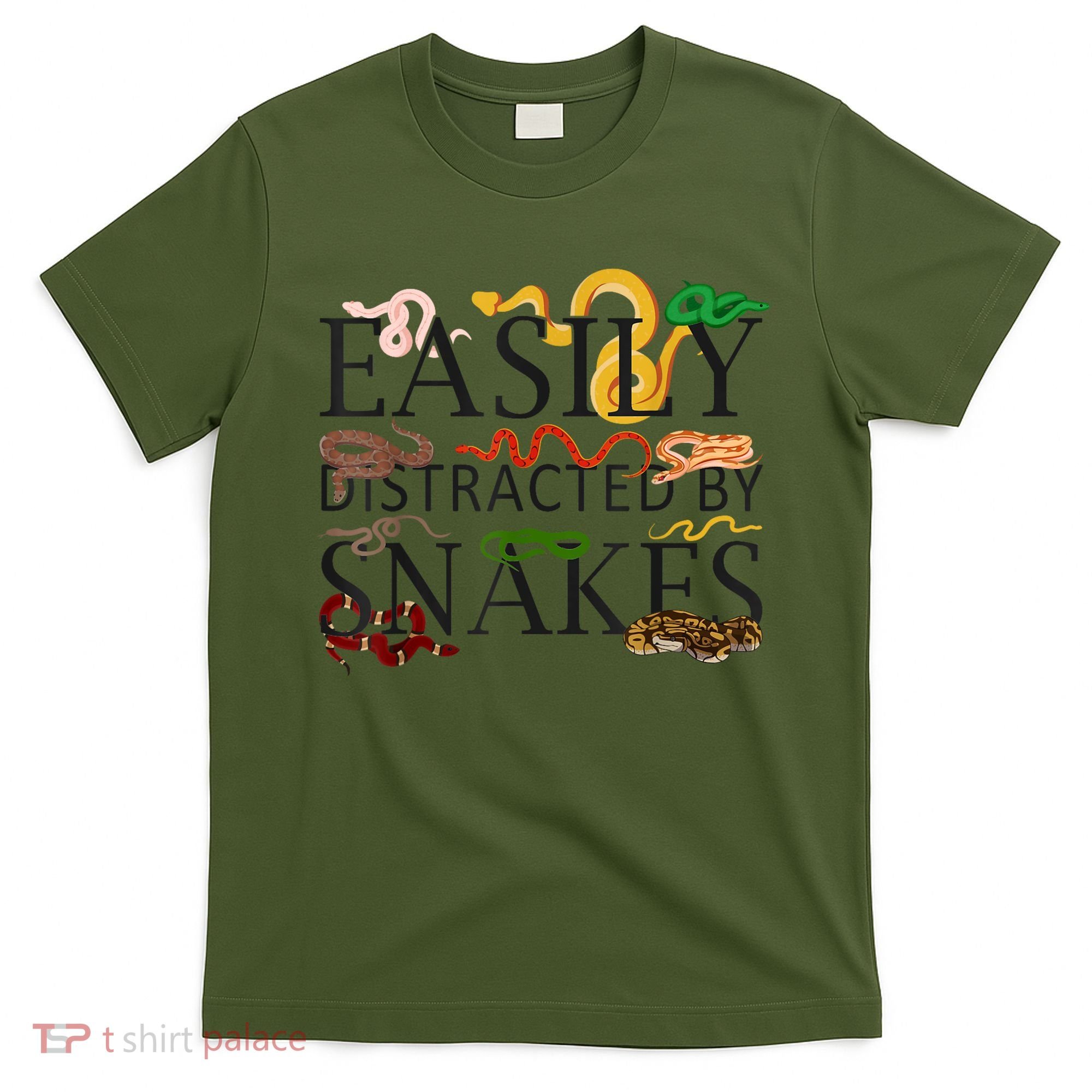 Snake Serpent Easily Distracted By Snakes T-Shirt