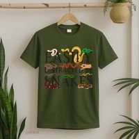 Snake Serpent Easily Distracted By Snakes T-Shirt thumb 2
