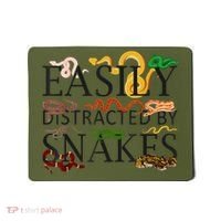 Snake Serpent Easily Distracted By Snakes Mousepad thumb 0