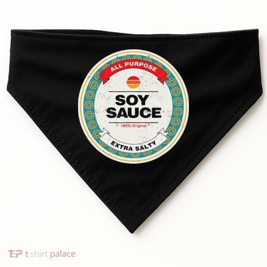 Soy Sauce Easy Halloween Costume Matching Group Couples USA-Made Doggie Bandana