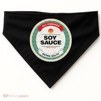 Soy Sauce Easy Halloween Costume Matching Group Couples USA-Made Doggie Bandana thumb 0