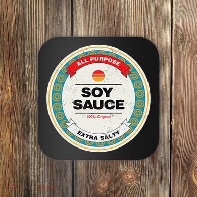 Soy Sauce Easy Halloween Costume Matching Group Couples Coaster