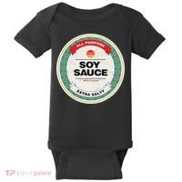 Soy Sauce Easy Halloween Costume Matching Group Couples Baby Bodysuit thumb 0