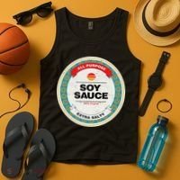 Soy Sauce Easy Halloween Costume Matching Group Couples Tank Top thumb 4