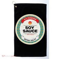 Soy Sauce Easy Halloween Costume Matching Group Couples Golf Towel thumb 0