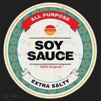 Soy Sauce Easy Halloween Costume Matching Group Couples Golf Towel thumb 3