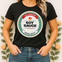 Soy Sauce Easy Halloween Costume Matching Group Couples Women's T-Shirt thumb 2