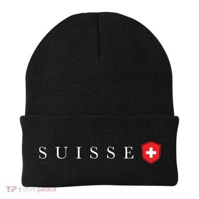 Switzerland Swiss Emblem Suisse Beanie