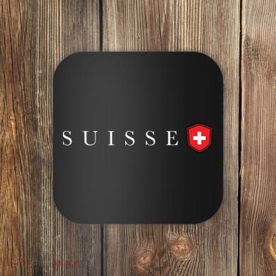 Switzerland Swiss Emblem Suisse Coaster