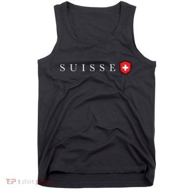 Switzerland Swiss Emblem Suisse Tank Top