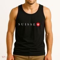 Switzerland Swiss Emblem Suisse Tank Top thumb 3
