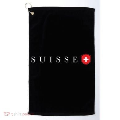 Switzerland Swiss Emblem Suisse Golf Towel