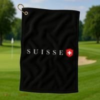 Switzerland Swiss Emblem Suisse Golf Towel thumb 1