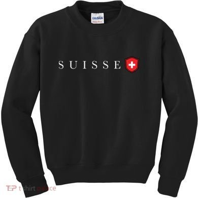 Switzerland Swiss Emblem Suisse Kids Sweatshirt