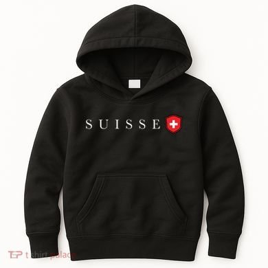 Switzerland Swiss Emblem Suisse Kids Hoodie
