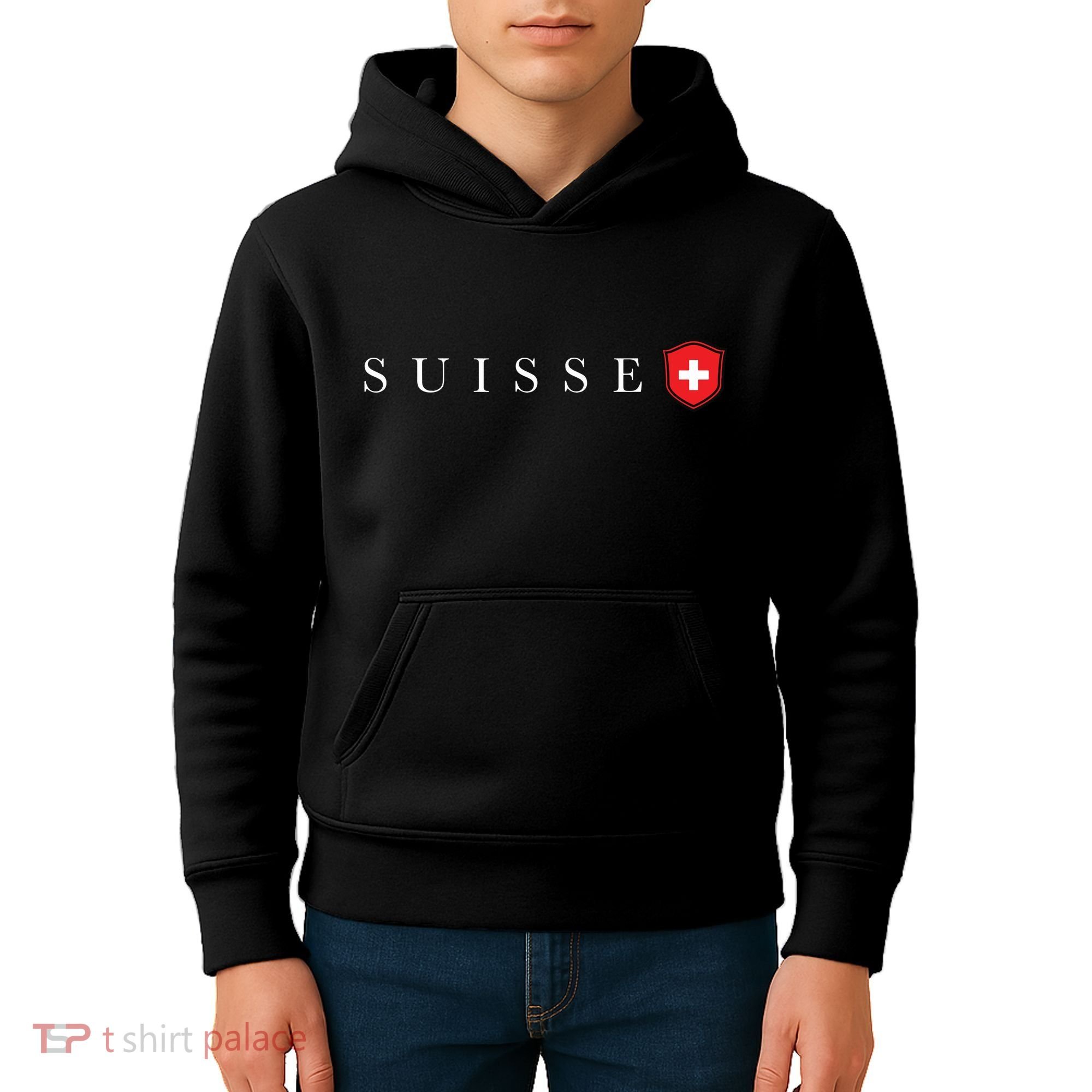 Switzerland Swiss Emblem Suisse Kids Hoodie