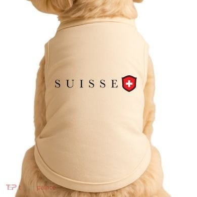 Switzerland Swiss Emblem Suisse Doggie Tank