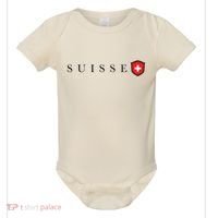 Switzerland Swiss Emblem Suisse Baby Bodysuit thumb 0