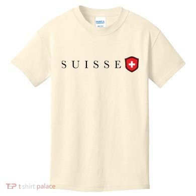 Switzerland Swiss Emblem Suisse Kids T-Shirt