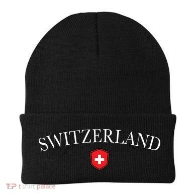 Switzerland Swiss Emblem Beanie