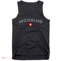 Switzerland Swiss Emblem Tank Top thumb 0