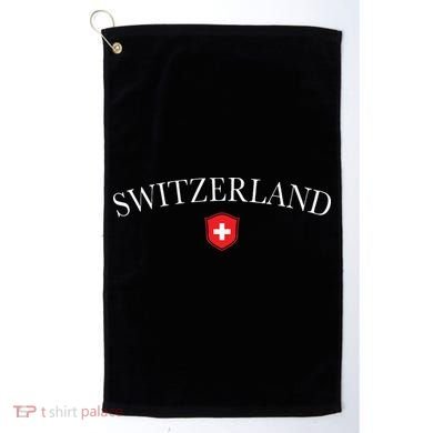 Switzerland Swiss Emblem Golf Towel