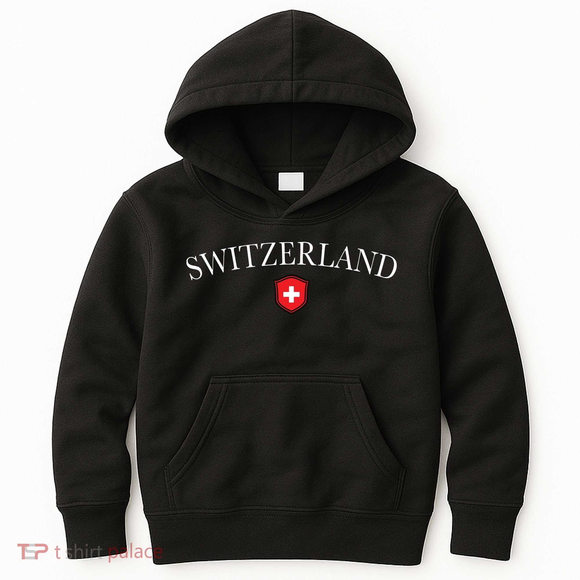 Switzerland Swiss Emblem Kids Hoodie