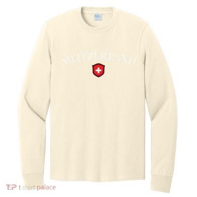 Switzerland Swiss Emblem Long Sleeve Shirt