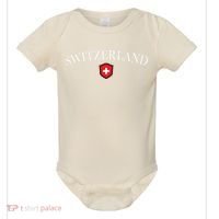 Switzerland Swiss Emblem Baby Bodysuit thumb 0