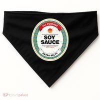 Soy Sauce Easy Halloween Costume Matching USA-Made Doggie Bandana thumb 0