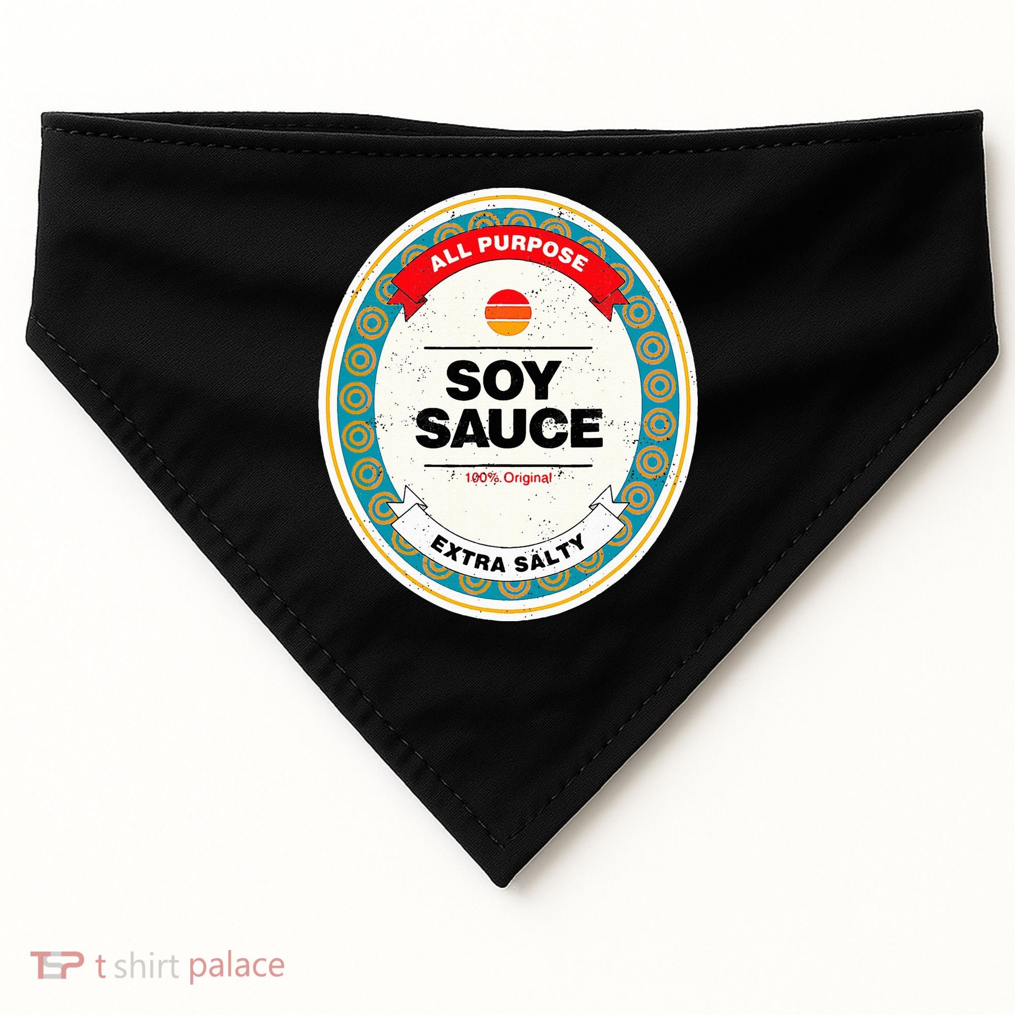 Soy Sauce Easy Halloween Costume Matching USA-Made Doggie Bandana
