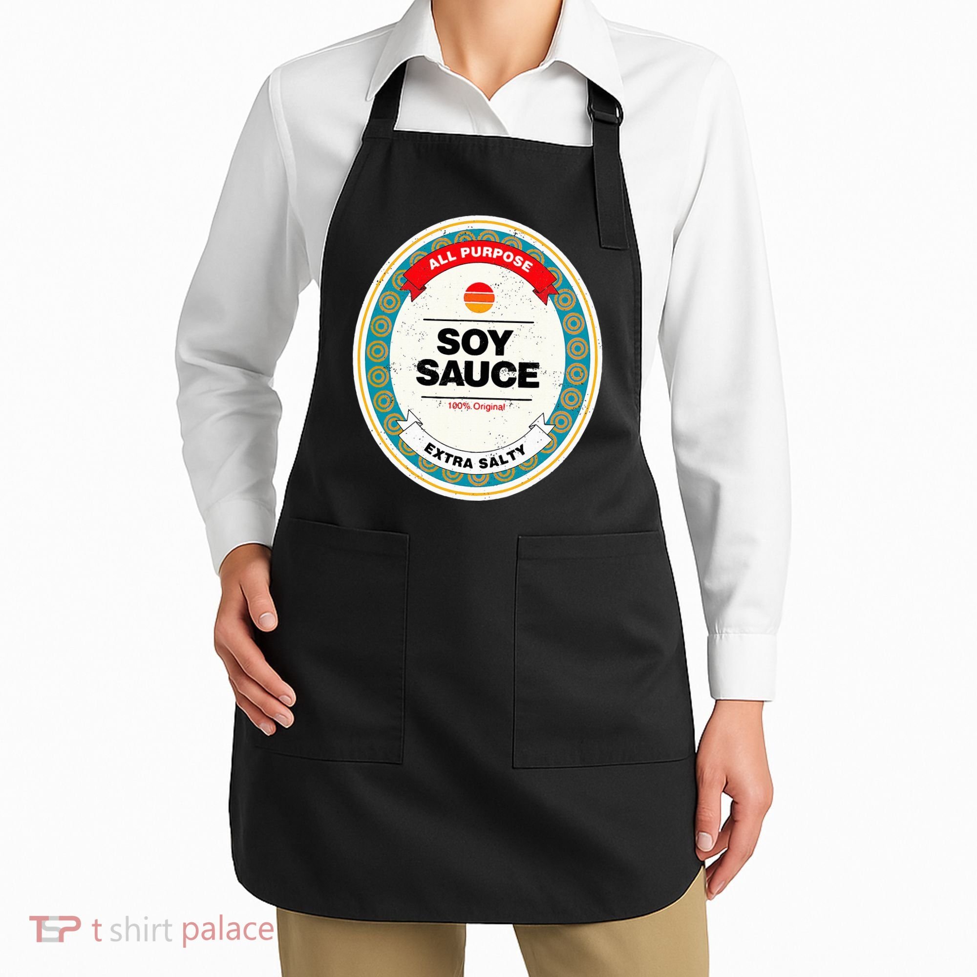 Soy Sauce Easy Halloween Costume Matching Apron