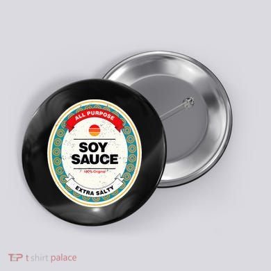 Soy Sauce Easy Halloween Costume Matching Button