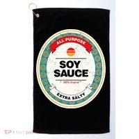 Soy Sauce Easy Halloween Costume Matching Golf Towel thumb 0