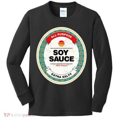 Soy Sauce Easy Halloween Costume Matching Kids Long Sleeve Shirt