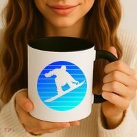 Snowboard Snowboard Equipt Snowboard Rider Snowboard Fan Gift Coffee Mug thumb 3