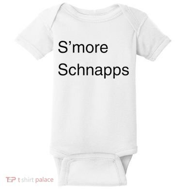 SMore Schnapps EveryoneS Favorite Beverage Baby Bodysuit