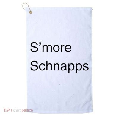 SMore Schnapps EveryoneS Favorite Beverage Golf Towel