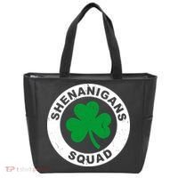 Shenanigans Squad Funny St PatrickS Day Party Tote Bag thumb 0