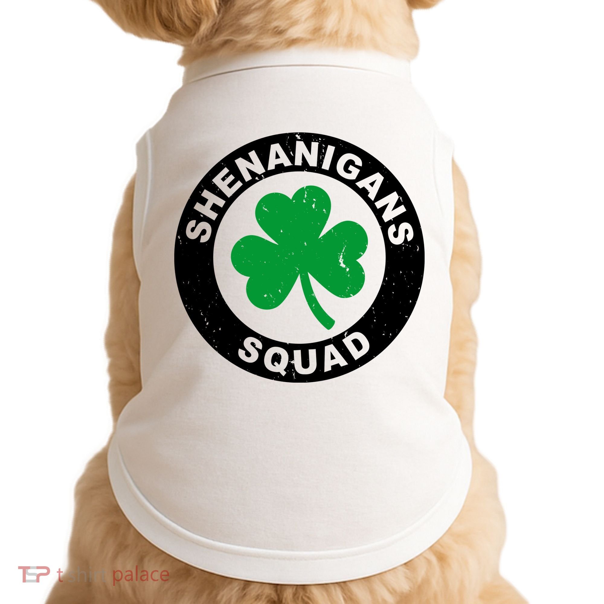 Shenanigans Squad Funny St PatrickS Day Party Doggie Tank