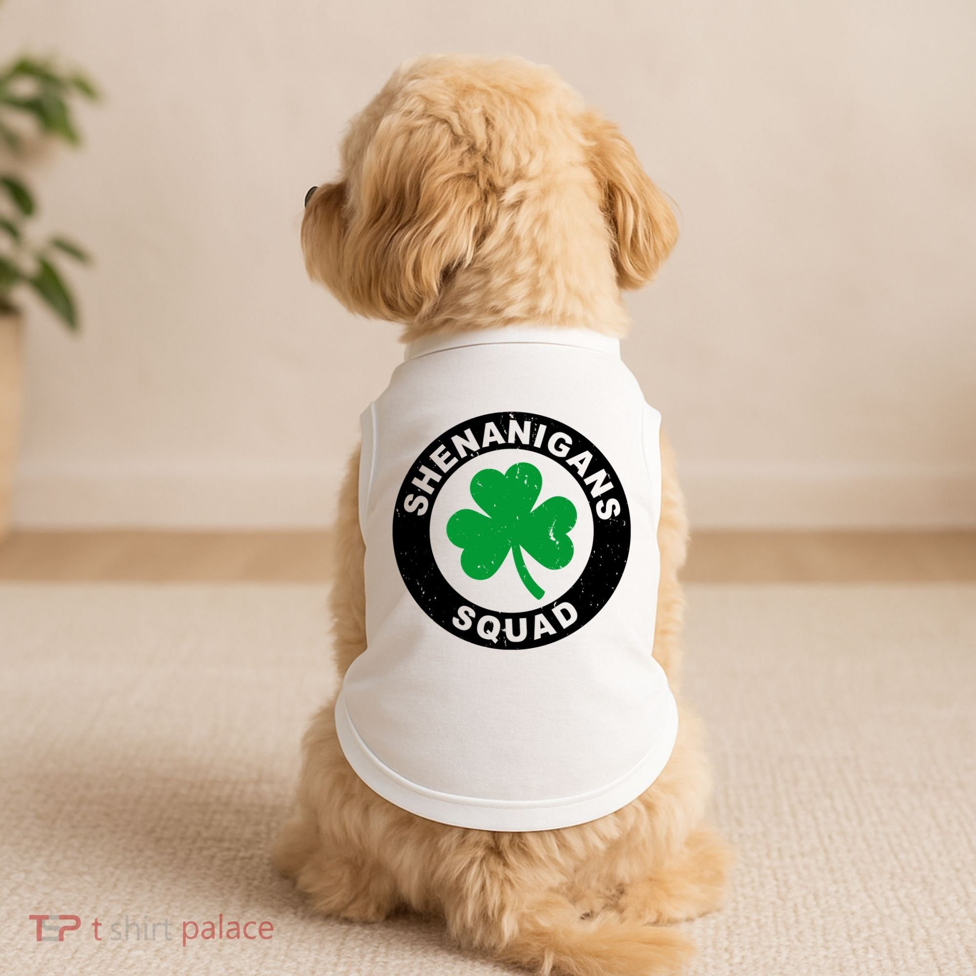 Shenanigans Squad Funny St PatrickS Day Party Doggie Tank