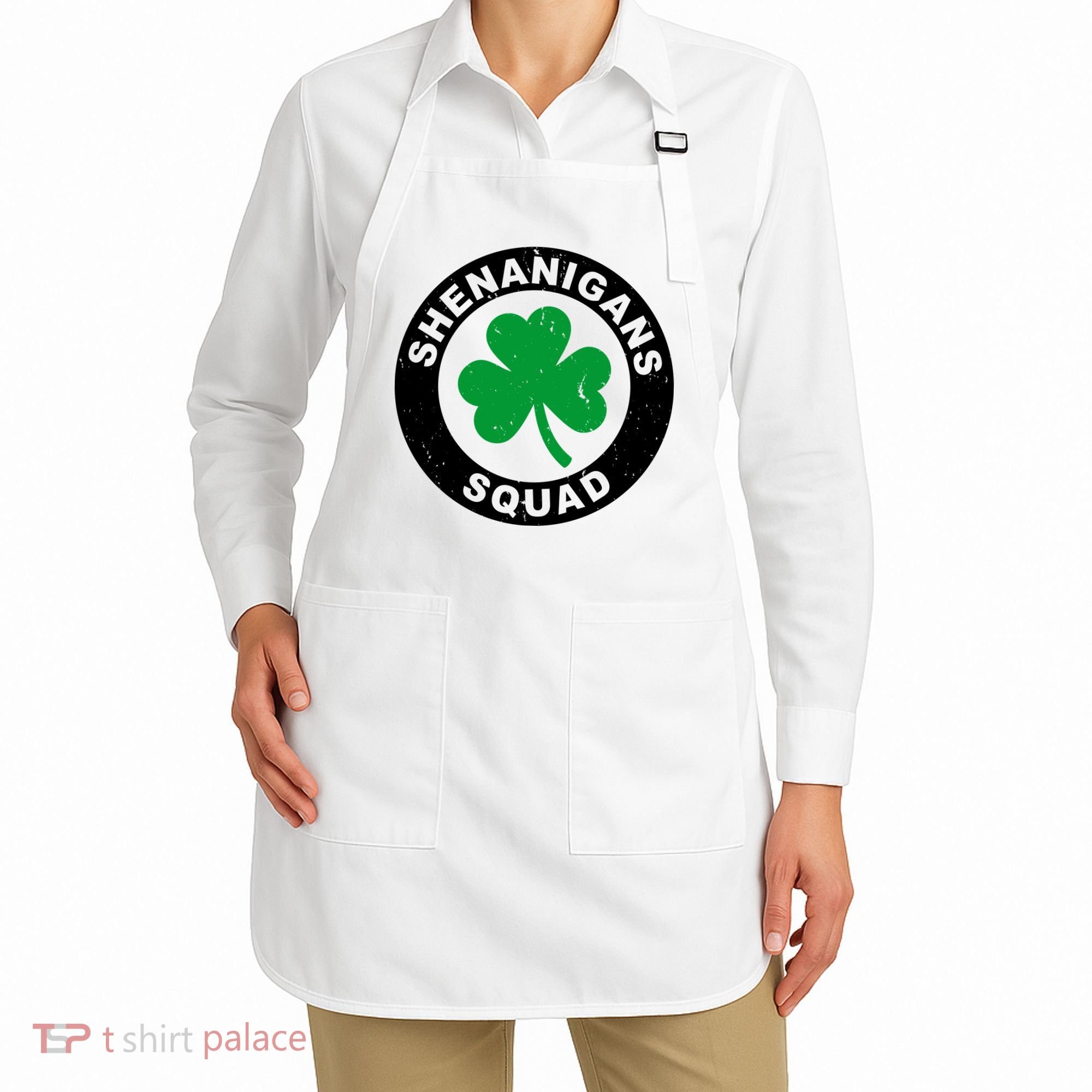 Shenanigans Squad Funny St PatrickS Day Party Apron