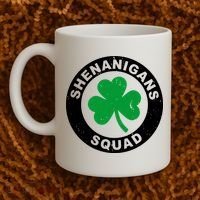 Shenanigans Squad Funny St PatrickS Day Party Coffee Mug thumb 2