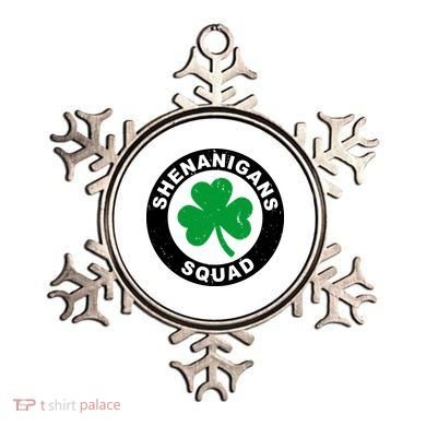 Shenanigans Squad Funny St PatrickS Day Party Ornament