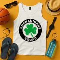 Shenanigans Squad Funny St PatrickS Day Party Tank Top thumb 4